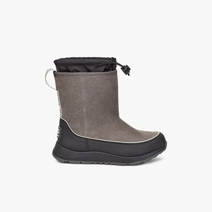 Ugg Kirby Kids All-Weather Boots Grey/Black (3498BANJQ)